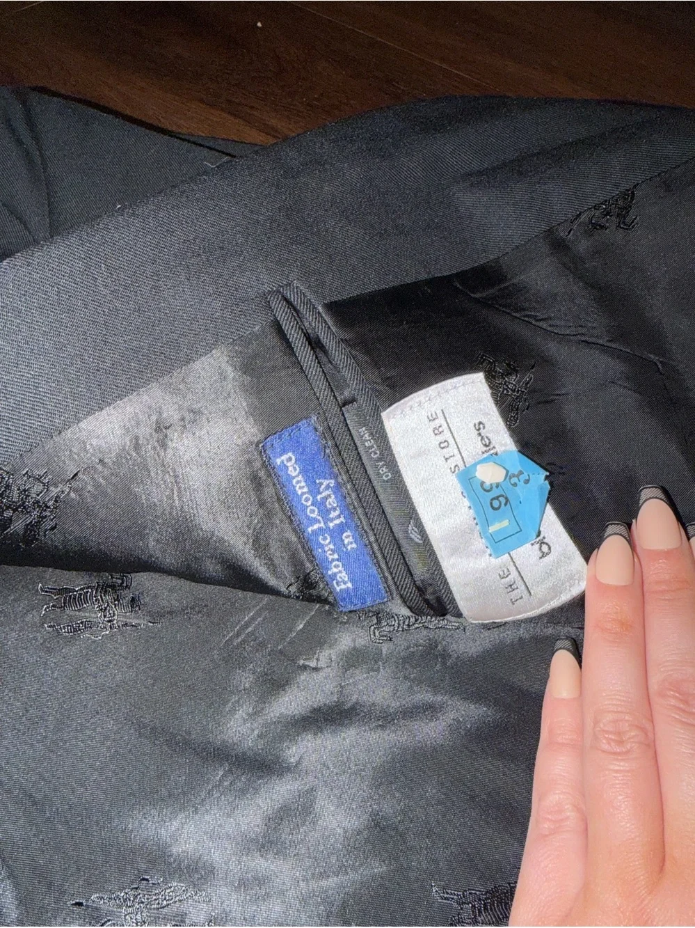 BURBERRYS Prorsum Black Logo Button Double Breasted Blazer Coat Jacket $900